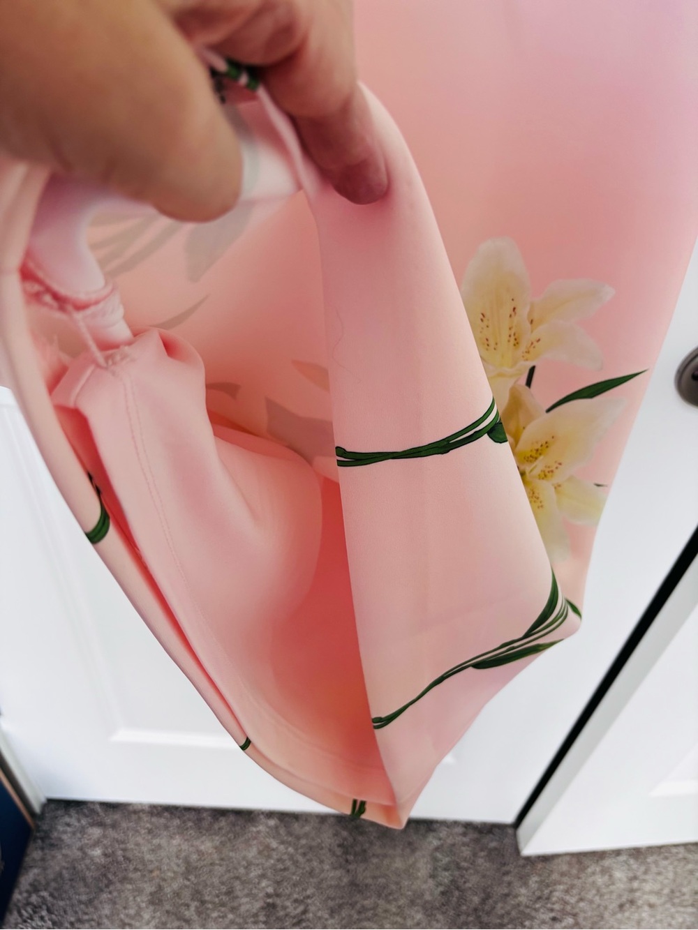 Calvin Klein Pink Floral Sheath Dress - Picture 4 of 5